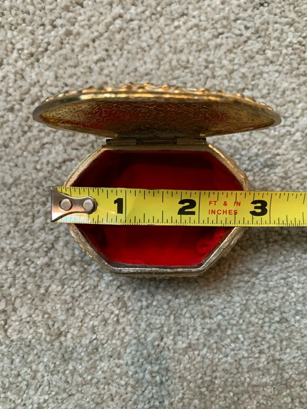 Small Vintage 1970’s Jewelry Box